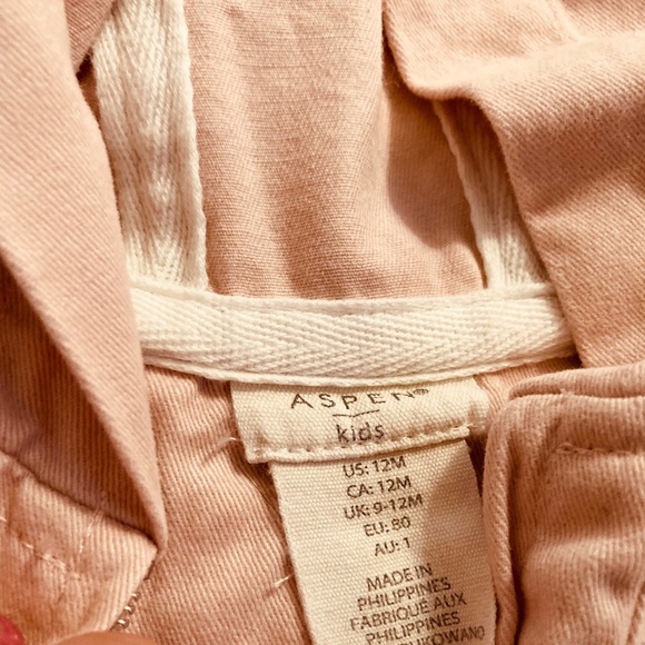 NWOT Aspen Kids Pink & Gold Embroidered Jacket - Picture 7 of 7